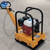 Compacteur à plaques FPC160 Mini compacteur vibrant de sol manuel Machine de compactage d'asphalte réversible en vente