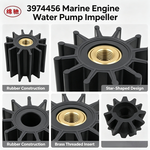 Nouvelle Pompe à Eau Hors-Bord 3974456 avec Turbine – Pièce de Rechange pour Moteur Marin - Product Image 3