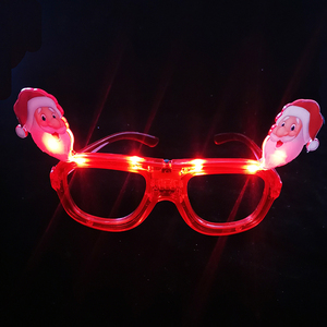 Nuovi Occhiali <span class=keywords><strong>di</strong></span> <span class=keywords><strong>Natale</strong></span> con Luce LED Lampeggiante, Montatura Rossa, Occhiali '<span class=keywords><strong>Buon</strong></span> <span class=keywords><strong>Natale</strong></span>' per Feste Notturne - Product Image 6