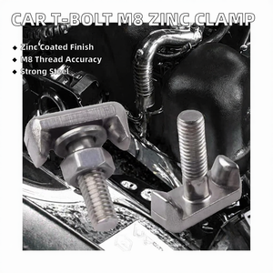 ตัวเชื่อมแบตเตอรี่โลหะแบบ T-Bolt DIN สแตนเลสสตีล พร้อมแหวนรองและน็อตเกลียว M8  ชุบสังกะสี รุ่น 19116852 อุปกรณ์เสริมสำหรับเปลี่ยน - Product Image 2