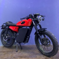 Modèle de moto électrique rétro rapide 2000W 3000W 4000W 72V, scooter électrique adulte, modèle CG MAX