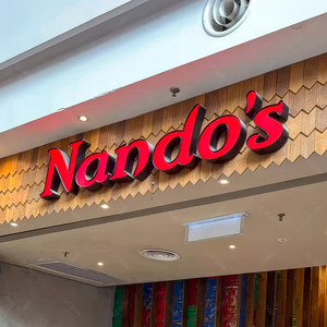 LC Tony Custom Business Signs logo Tienda al aire libre Front 3D Channel Letters Custom Led Illuminated Sign para Store Shop Company - Product Image 1