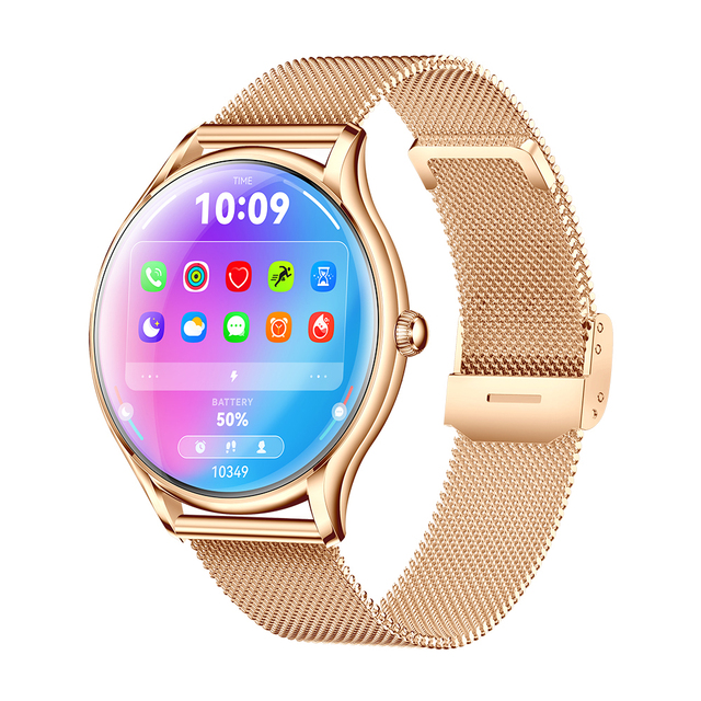 TKYUAN Qs36 Ladies Smart Watch for Women 1.43'' Amoled Screen Bt Call Heart Rate Monitor 2024 Fashion Elegant Design Smartwatch