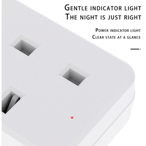UK Standard BS1363 Socket Convenient Wiring Any Length at Home 850 Degree PP Cover Indicator Light <strong>Tabletop</strong> AC Extension Lead - Product Image 5