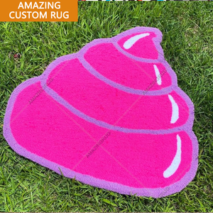 Alfombra de disco de videojuegos de diseño redondo con forma de CD personalizada alfombra hecha a mano de pila alta para sala de estar - Product Image 5