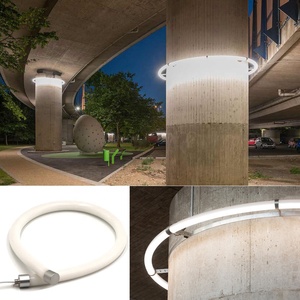 SMD 2835/5050 RGB Neon <span class=keywords><strong>Tube</strong></span> Bande Lumineuse Flexible Lumineuse à 360 Degrés pour Paysage Extérieur Étanche DC24V Pont Extérieur - Product Image 3