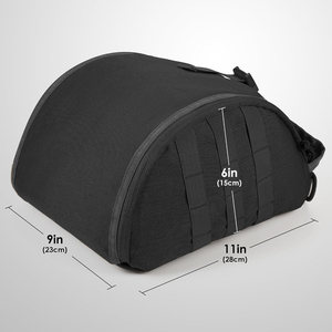 Sac de rangement pour casque tactique avec sangles MOLLE, étui de transport rembourré pour casque avec plusieurs compartiments - Product Image 2
