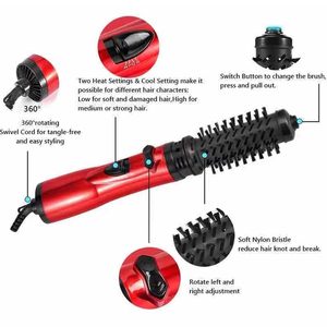 Automatic Rotating Dryer Hair <b>Straightener</b> Multifunctional 3 in 1 Hot Air Blower Dryer Comb Volumizer Hot Air <b>Brush</b> - Product Image 2