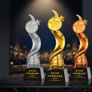 Trofeo Portátil de Cristal y Vidrio con Diseño Animal para Reconocer a los Contribuyentes Destacados en Summits Empresariales - Venta al por Mayor - Product Image 2