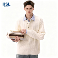 Neuer Modischer Hautfreundlicher Hochwertiger Zweiteiliger Herren-Freizeitstrickpullover Ideal für Alltägliche Entspannte Anlässe