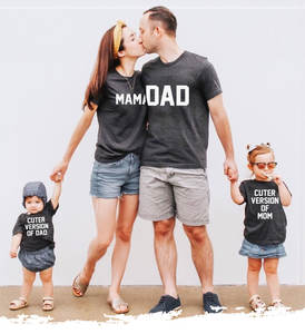 Conjuntos de Ropa de Alta Calidad para Padres e Hijos, Camiseta de Manga Corta, Conjuntos a Juego para Mamá e Hijo, Papá e Hija, Conjuntos de Mamá y Yo - Product Image 2