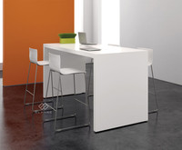 Acryl-Marmor-Esstisch-Set für 4 Personen, Moderner Stuhl und Tisch für Restaurants