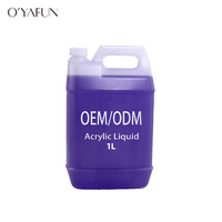 Monomère liquide acrylique EMA 5L pour système de poudre acrylique pour ongles, marque privée