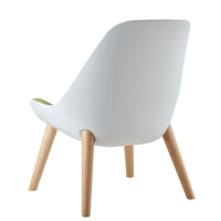 Chaise longue de sofa de loisirs DC-1529 moderne vert avec la jambe en bois pour des meubles de salon pour des loisirs et la relaxation