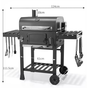 Griglia BBQ a Carbone per Esterni ad Alte Prestazioni Senza Fumo con Motore per <span class=keywords><strong>Giardino</strong></span> e Cortile - Product Image 6