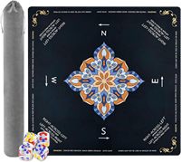 Tapis de Mahjong Portable de Luxe Moderne Gedgan, en Diatomite Antidérapant, Réduction du Bruit, Écologique, Durable, Résistant à l'Eau, Table de Poker