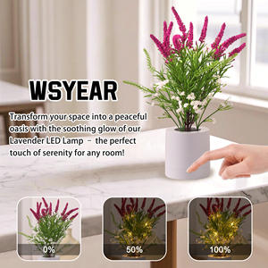 Luz de noche de hortensia de mariposa LED alimentada por USB 2025, lámpara de maceta artificial ambiental creativa, regalo novedoso de lujo hecho a mano - Product Image 3