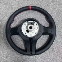 Volant sport en cuir noir M pour BMW F10 F30 F31 F32 F20 E90 E87 E92 X6 E71 X5 E70 F15 F16 X3 X5 M3 M5