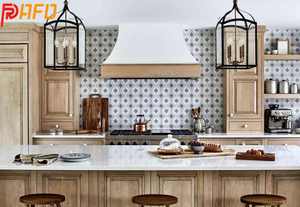 Gabinetes de Cocina Modulares de Diseño Moderno de Alta Gama Personalizados, Fregadero, Encimeras de Mármol Laminado, Venta Directa de Fábrica, Incluye Grifo - Product Image 4