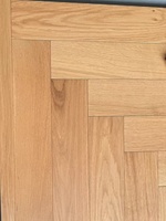 Parquet contrecollé en chêne chevrons Bowin Grade AB, multicouche, 20/4 mm, surface lisse brossée légèrement, huilé UV