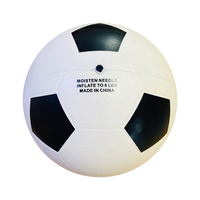Ballon de football de formation en caoutchouc de taille standard 5, couleur unie, vente en gros mondiale, ballon de football personnalisé