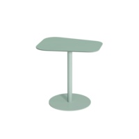 Table d'appoint ovale en métal, design moderne, couleur personnalisable, écologique, vente en gros d'usine