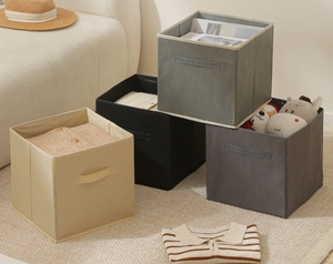 Heavy Duty Cube Organizer Sturdy Foldable Storage <b>Bins</b> for Clothes Blankets Shelves Closets - Product Image 1