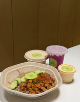 Bol à salade hexagonal personnalisable en pulpe de bagasse de canne à sucre biodégradable avec couvercle, accessoire pour l'emballage alimentaire et le camping 750