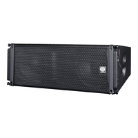 Sistema de Altavoces Line Array LS3 KSL(1) Mono de 8 Ohmios de Impedancia, Pasivo, Impermeable para Exteriores, con Caja de Madera y 700W