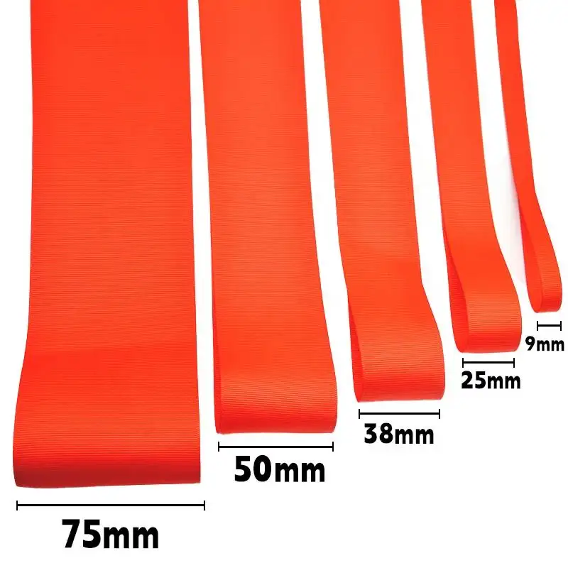 고든 리본 레드 다른 크기 1 "2" 3 "새틴 리본과 그로스 그레인 리본 크리스마스 휴일 디자인 선물 포장 실크 새틴