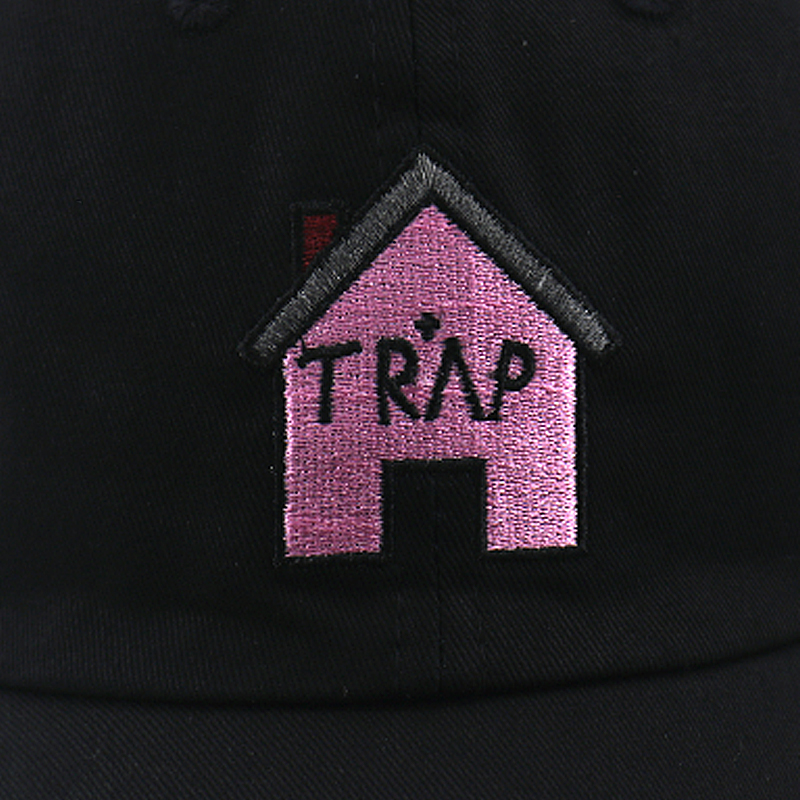 trap house sports baseball cap custom men cotton adjustable dad hats embroidery women