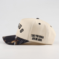 Casquette de baseball en gros pour hommes, haute qualité, motif camouflage forestier par sublimation, personnalisable avec vos logos, casquette d'été