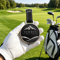 Pelat Nama Logam untuk Tas Golf, Hadiah Promosi, Pelat Tas Logam Persegi untuk Golf
