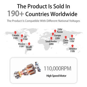 Sèche-cheveux pliable 1200W en alliage d'aluminium à grande vitesse, mains libres, pour salon professionnel et usage domestique - Idéal pour les entrepreneurs - Product Image 2