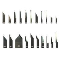 Lames oscillantes Ecocam Cutter, couteau vibrant, lame à vibration numérique CNC E12 E25 E85 W30 W38 W60 10PCS/LOT E87 E92