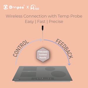 Table de cuisson à induction intégrée avec télécommande WiFi 30 pouces 4 brûleurs - Product Image 3