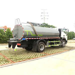 Directo de fábrica Foton 10000 Cañón galones de agua Desatasca el camión de succión de aguas residuales de drenaje a la venta - Product Image 2