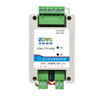 Módulo de Anuncios de Voz TTS, Protocolo RS485 ModBus, Control de Sonido MP3, Alarma de Seguridad