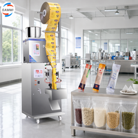Machine automatique d'emballage de remplissage de poudre de grains de joint arrière d'épices Machines d'emballage multifonctionnelles de sachet de thé de café