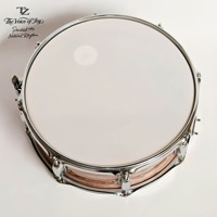 Factory Direct Sale Natural Wood Color 14-inch Small Snare Drum Percussion Instrument