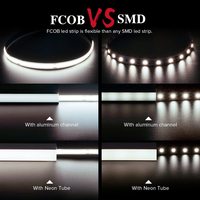 Bandes LED COB de haute qualité 2700k-6500k, bande LED RGBW adressable, bande LED COB 3/5/8/10/12mm