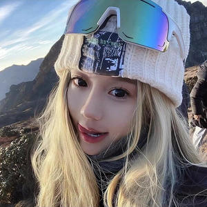 Gafas de sol de ciclismo extragrandes y coloridas para hombre y mujer, polarizadas con protección UV400, a prueba de viento, con montura de PC, para deportes al aire libre y protección solar. - Product Image 3