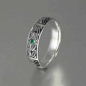Anello in Argento Anticato Unisex, Accessorio Minimalista Vintage per Uso Quotidiano - Product Image 2