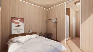 <span class=keywords><strong>Casa</strong></span> Cápsula WELLCAMP, Cabaña Apple de 2 Dormitorios, Contenedor Modular Prefabricado, Mini Resort, Hotel Inteligente, Oficina, Planos de <span class=keywords><strong>Casa</strong></span> Pequeña de 20 Pies - Product Image 4