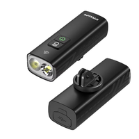 Phare avant de vélo 2000 Lumens, lampe de poche pour guidon VTT et vélo de route, éclairage avant BR2000 en alliage d'aluminium