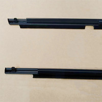 Burlete de Ventanilla de Puerta Izquierda y Derecha, Color Negro, para Toyota Corolla Axio 2006 2007 2008 2009 2010 2011 2012