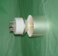 Tube électronique métal-céramique, structure coaxiale en céramique métallique, cathode en thorium tungstène, triode 3CX1500D3
