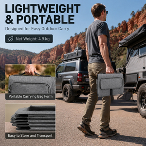 Mini Manta Solar Portátil para Camping, 270W 300W, Fuente de Energía Plegable Impermeable para Camping, Vehículos Eléctricos - Product Image 4