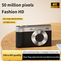 Kamera Ringan Portabel 4k Murah 5000W Piksel 16X Zoom Digital Lampu Isi Ulang Timer Pemotretan Berkelanjutan Tahan Air