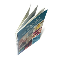 Impression de livres à spirale, couverture souple couleur, manuel d'instructions de crochet, livre de tutoriel, services d'impression personnalisés